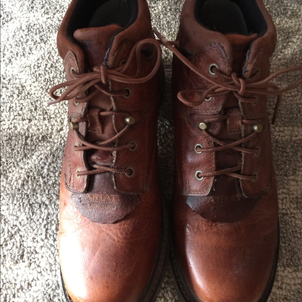 Ariat Brown Tie Up Boots 10M
